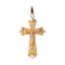 Pendentif Croix ancienne or rose Christ 58 Facettes CVP129