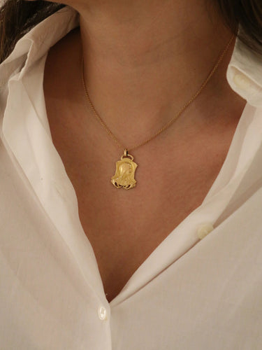 Pendentif Pendentif Art-Nouveau en or jaune 58 Facettes 555