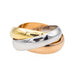 Bague 56 Cartier Bague Trinity Or jaune 58 Facettes 3319597CN