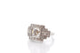Bague art déco diamant de 1,12cts I/VS2 58 Facettes 27447-27232