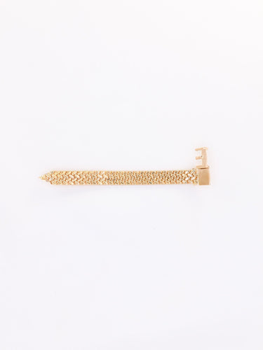 Bague 51 Bague vintage ceinture or jaune 58 Facettes 1034.7