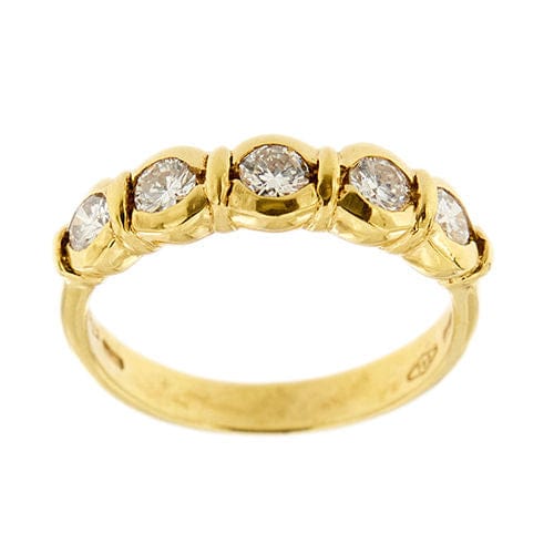 Bague 51 Bague Riviera avec diamants de 0,50 ct 58 Facettes 19963