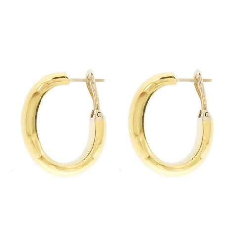 Boucles d'oreilles Boucles d'oreilles créoles bombées 58 Facettes 32691