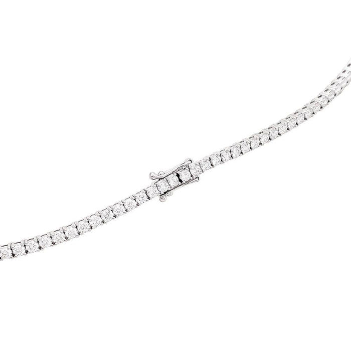 Collier Collier rivière diamants en or blanc. 58 Facettes 33964