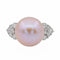 Bague 63 Bague Or blanc Perle 58 Facettes 3088472CN