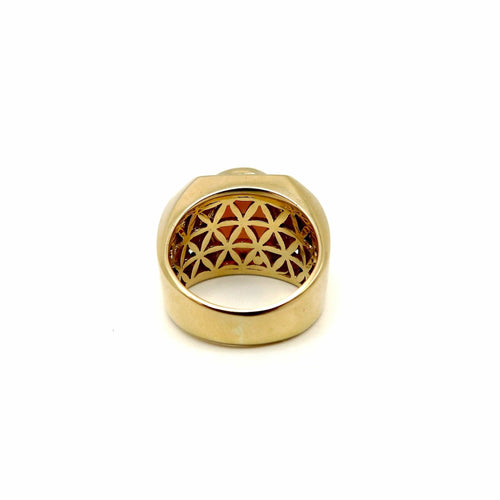 Bague 57 Bague cocktail diamant opale or 58 Facettes