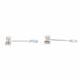 Boucles d'oreilles Boucles d'oreilles Pendantes Or blanc Aigue Marine 58 Facettes 3145033CN