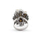 Bague Bague en or blanc avec diamants jaunes et blancs 58 Facettes