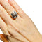 Bague 52 Bague "étoile" or blanc diamants 58 Facettes 7872 A