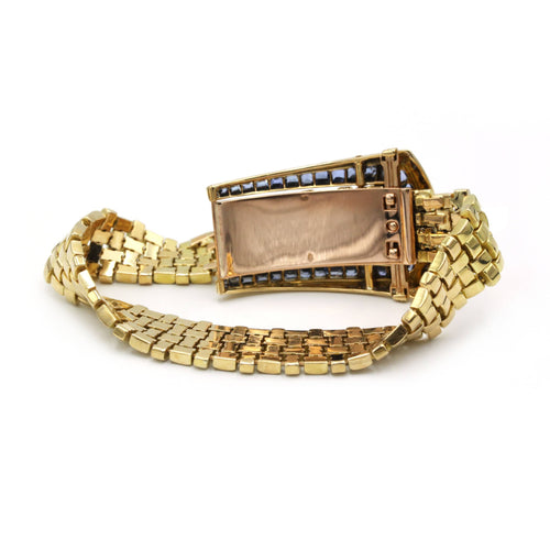 Bracelet Bracelet Ceinture - Or jaune, Saphirs & Rubis 58 Facettes 250202R