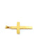 Pendentif Croix en or jaune 58 Facettes