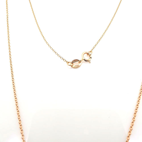 Collier Collier en or rose & diamants 58 Facettes