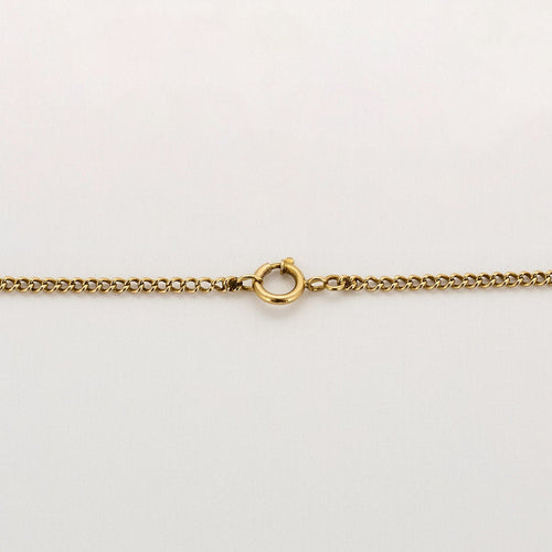 Collier Chaîne en or jaune à maille gourmette 58 Facettes PER1495