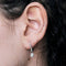 Boucles d'oreilles Paire boucles oreilles diamants or blanc 58 Facettes 2090701