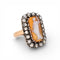 Bague 54 Bague Camée et Diamants - Époque Victorienne 58 Facettes 455
