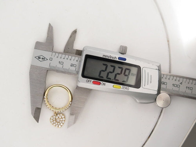 Bague 52 bague POIRAY coeur secret t52 69 diamants 1ct en or jaune 18k 6.7gr 58 Facettes 267698