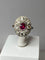 Bague 51 Bague ovale rubis & diamants 58 Facettes AB75