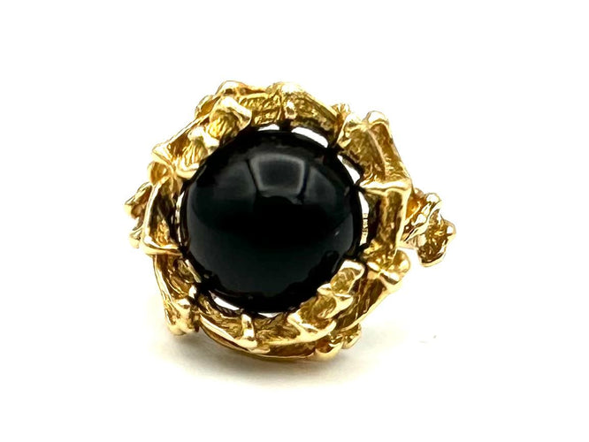 GILBERT ALBERT. Collection "Multi-billes", bague or jaune 18K