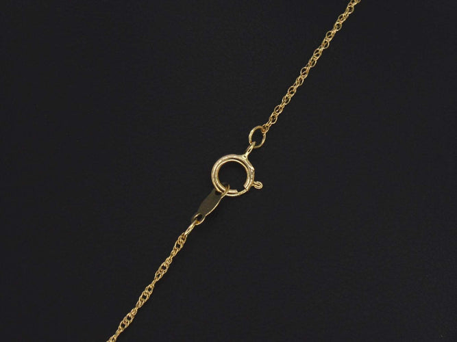 Collier Collier en or jaune avec diamant 58 Facettes 2353