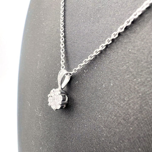 Ogrlica Ogrlica Soliter od belog zlata sa dijamantima 58 Facettes UKA000083GM