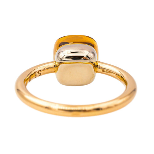 Bague 55 Pomellato Bague Nudo Ou Citrine Rose 58 Facettes 4343108RV