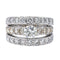 Bague 52 Bague  Or blanc Diamant 58 Facettes 4152873CN