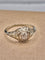 Bague 57 Bague solitaire ancienne début 1900 58 Facettes