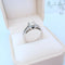 Bague 53.5 Bague de fiançailles Diamants 1,16 carat Or gris 58 Facettes AA 1744