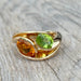 Bague 52 Bague Garel Envol péridot citrine 58 Facettes 233