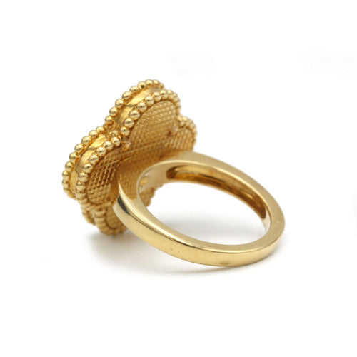 Bague 50 Bague Van Cleef & Arpels "Magic Alhambra" en or jaune, malachite 58 Facettes 1041