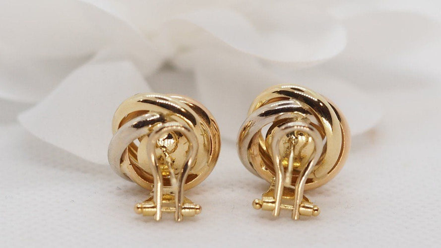 Boucles d'oreilles Boucles d'Oreilles Trois Ors 58 Facettes 30451