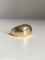 Bombierter Ring aus Gelbgold und Diamant 
