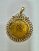 Pendentif or jaune pièce Napoléon 58 Facettes