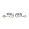 Boucles d'oreilles Boucles d'oreilles Demi-créoles Or blanc Diamant 58 Facettes 4174992CN
