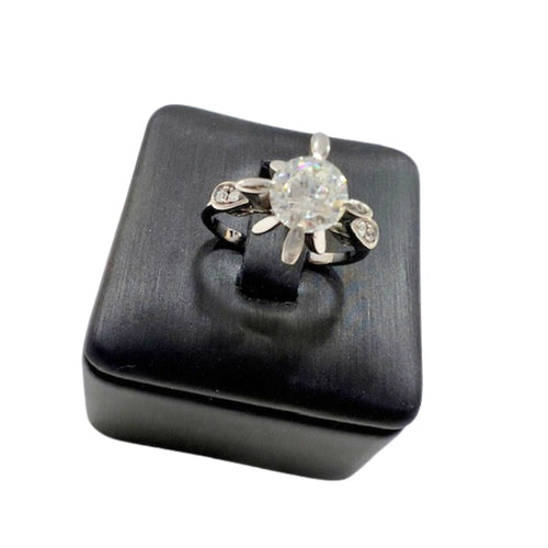 49 Bague années 1950 en or et diamants - avec certificat d'authenticité 58 Facettes Q214B