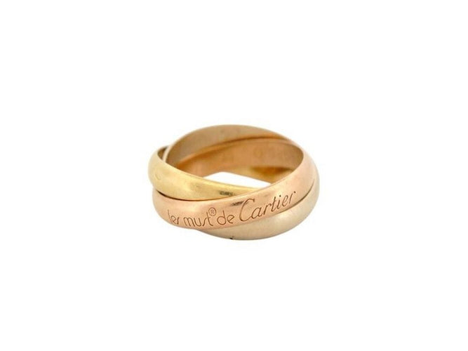 Bague 49 bague must de CARTIER trinity mm taille 49 en 3 ors 18k 3 s 750 58 Facettes 267693