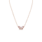 Collier Collier pendentif papillon en or rose, nacre et diamants 58 Facettes 34390