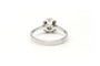 Bague 48 Bague en or blanc sertie d'un diamant 58 Facettes B571