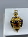 Pendentif Pendentif breloque en or jaune 18 carats, citrines et amethystes 58 Facettes AB329