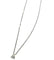 Collier Pendentif et collier diamant poire 0,75 ct en or blanc 18k 58 Facettes Q387B