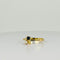 Bague 55.5 Bague toi & moi en or jaune 18 carats 58 Facettes 2410029