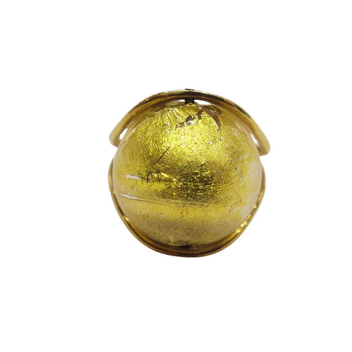 Bague 49 Bague en or jaune et Murano 58 Facettes S253