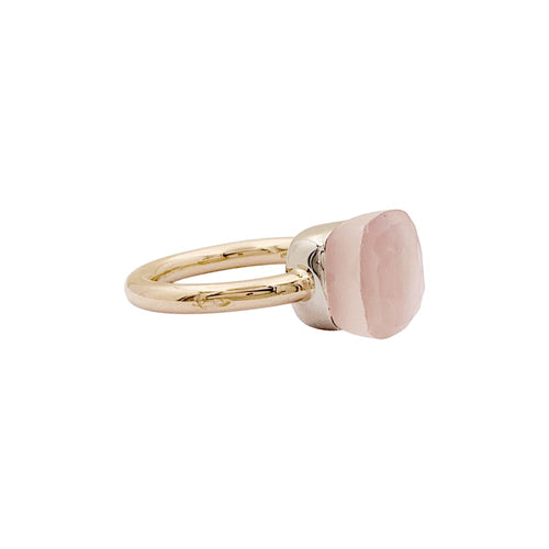 Bague 49 Bague Pomellato, "Nudo Classic", or rose et quartz rose. 58 Facettes 35131