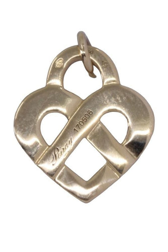 Pendentif POIRAY - Pendentif coeur entrelacé moyen modèle 58 Facettes 084391