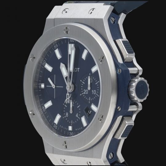 Montre Hublot Montre Big Bang 44 Chronograph Steel Blue 58 Facettes MT40198