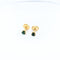 Boucles d'oreilles Boucles d'oreilles en or jaune et émeraudes 58 Facettes 29565