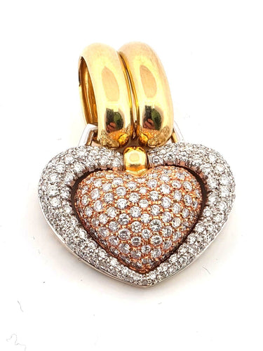 Pendentif Pendentif chimento en or jaune 18 carats avec diamants 58 Facettes