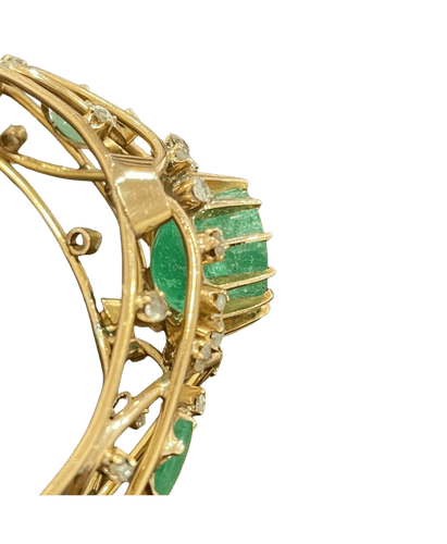 Pulsera Pulsera Zina Oro amarillo 18K Esmeralda Diamante 58 Facettes BO220349/ZINA