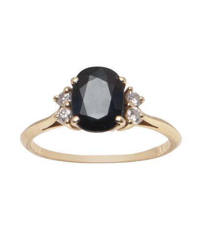 Bague 50 Bague épaulée Or jaune 18K Saphir Diamant 58 Facettes BO230072/SPLENDEUR