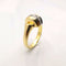 Bague 59 Bague en or jaune diamants 58 Facettes